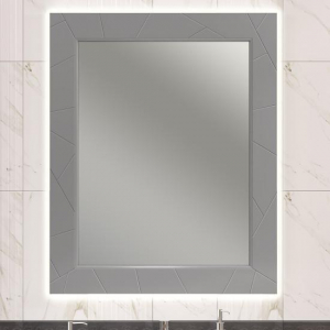 Зеркало 80 Opadiris Луиджи 00-00006556 серый матовый  